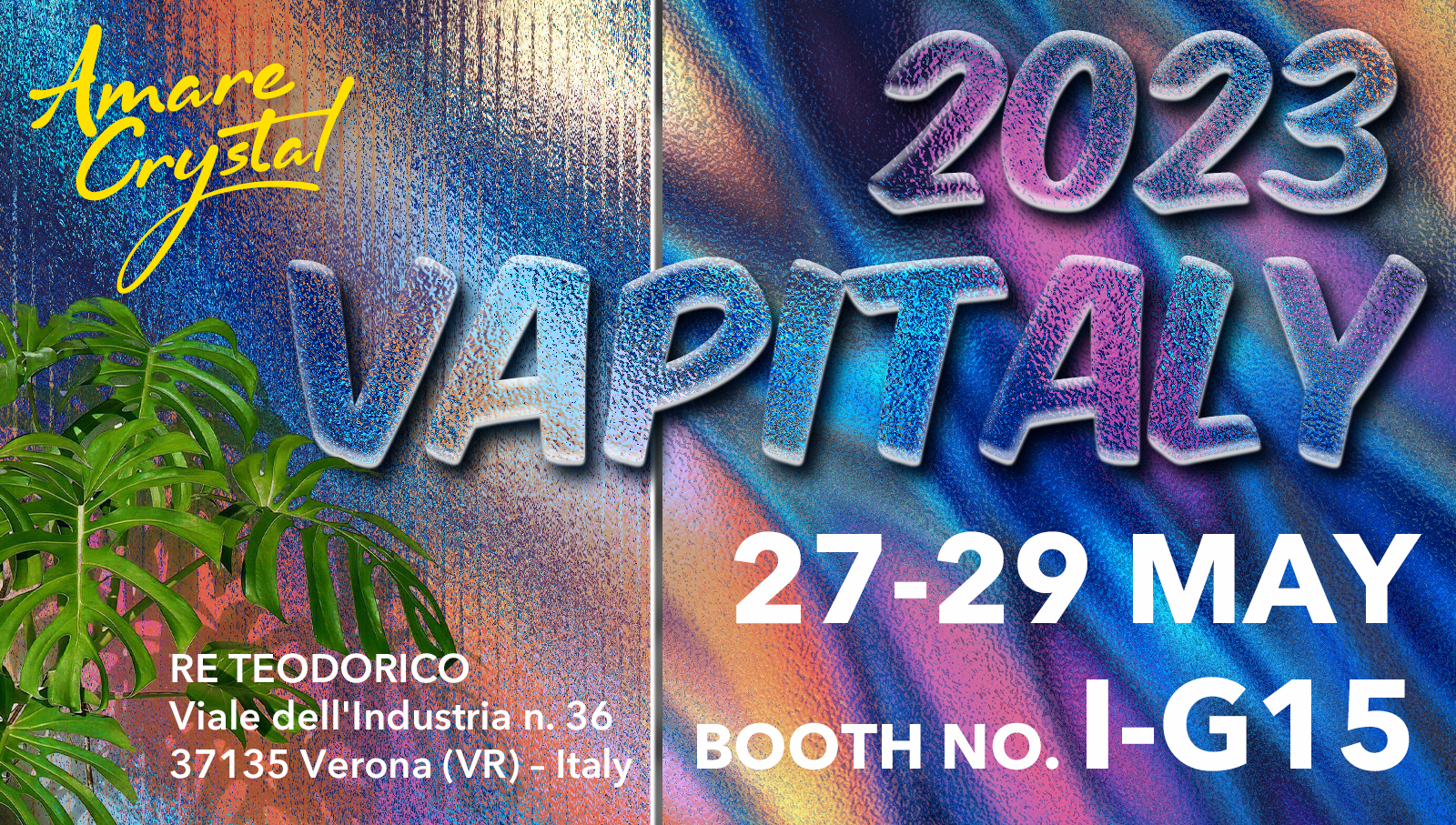 Amare Crystal will be at Vapitaly